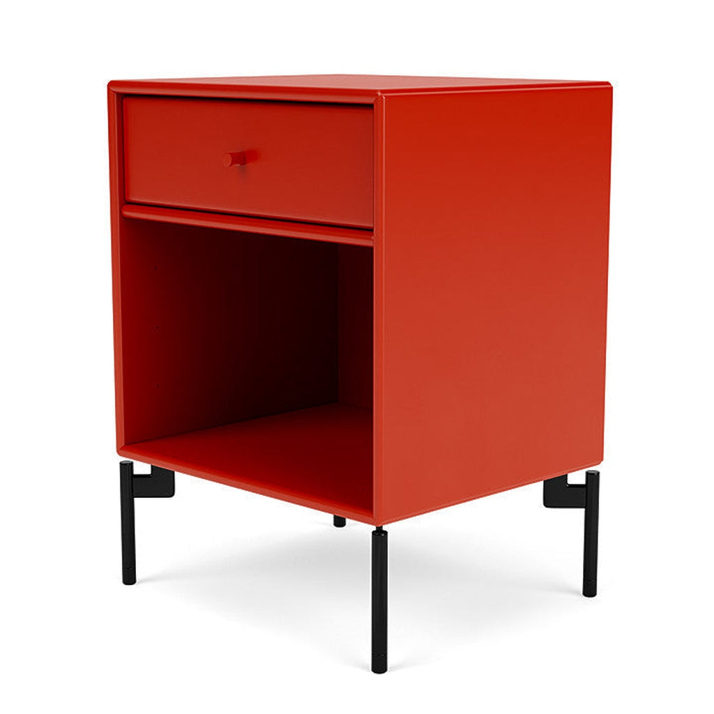 [product_category]-Montana Dream Nightstand With Legs, Rosehip/Black-Montana Furniture-5714322380652-000DREAM-145-03-MON-1