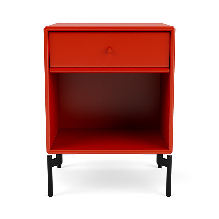 [product_category]-Montana Dream Nightstand With Legs, Rosehip/Black-Montana Furniture-5714322380652-000DREAM-145-03-MON-2