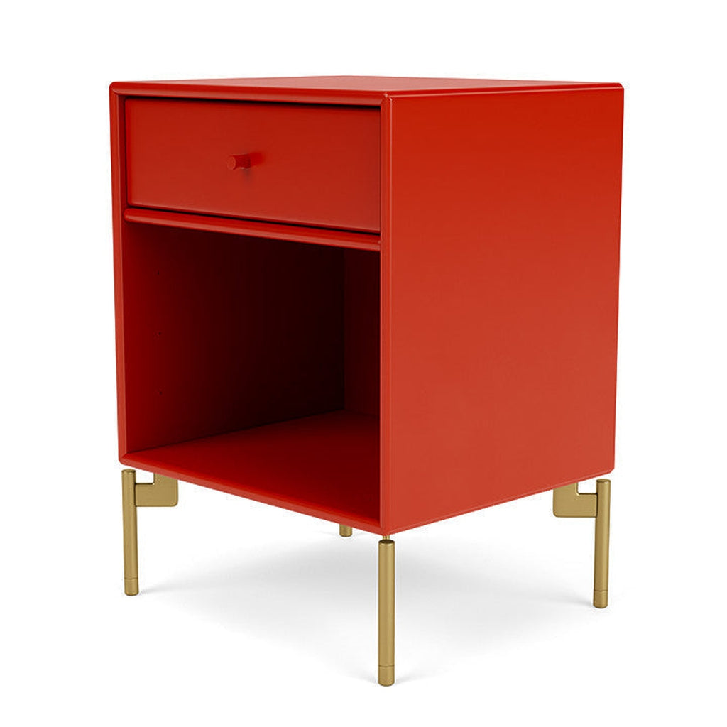 [product_category]-Montana Dream Nightstand With Legs, Rosehip/Brass-Montana Furniture-5714322380706-000DREAM-145-09-MON-1