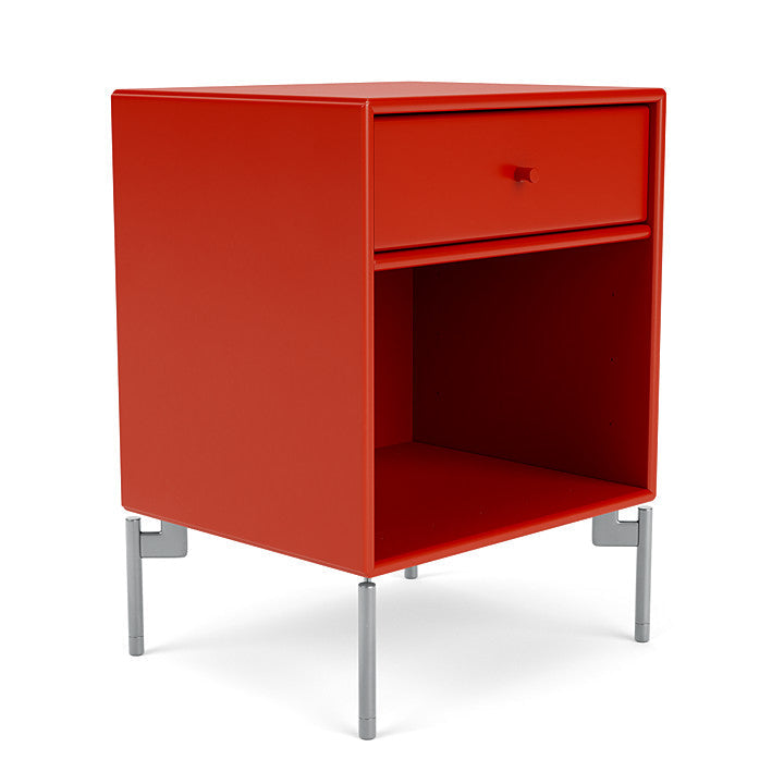 [product_category]-Montana Dream Nightstand With Legs, Rosehip/Matt Chrome-Montana Furniture-5714322380638-000DREAM-145-01-MON-3