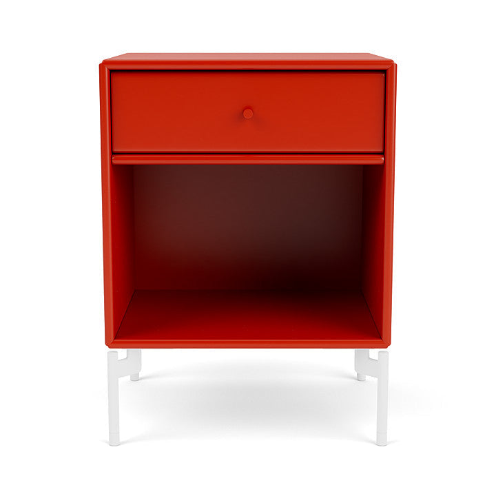 [product_category]-Montana Dream Nightstand With Legs, Rosehip/Snow White-Montana Furniture-5714322380645-000DREAM-145-02-MON-2