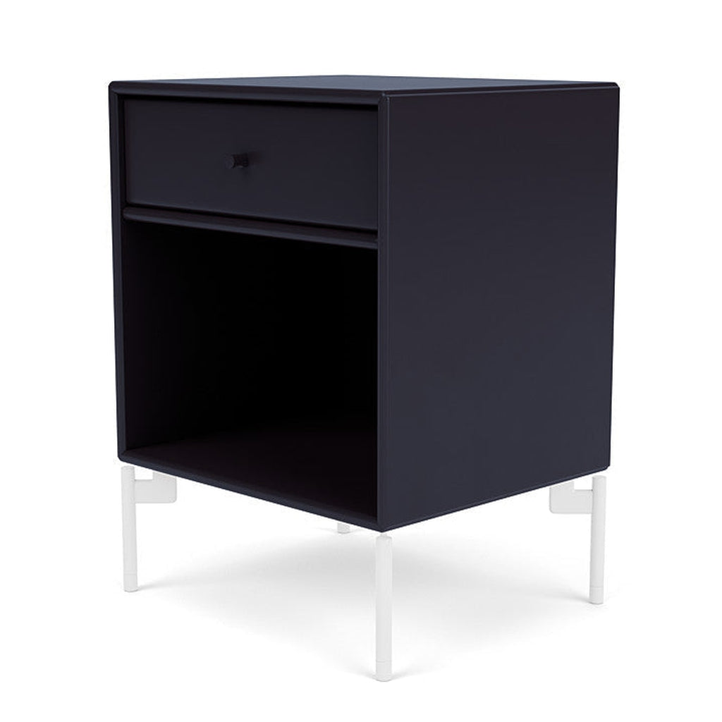 [product_category]-Montana Dream Nightstand With Legs, Shadow/Snow White-Montana Furniture-5714322380805-000DREAM-147-02-MON-1