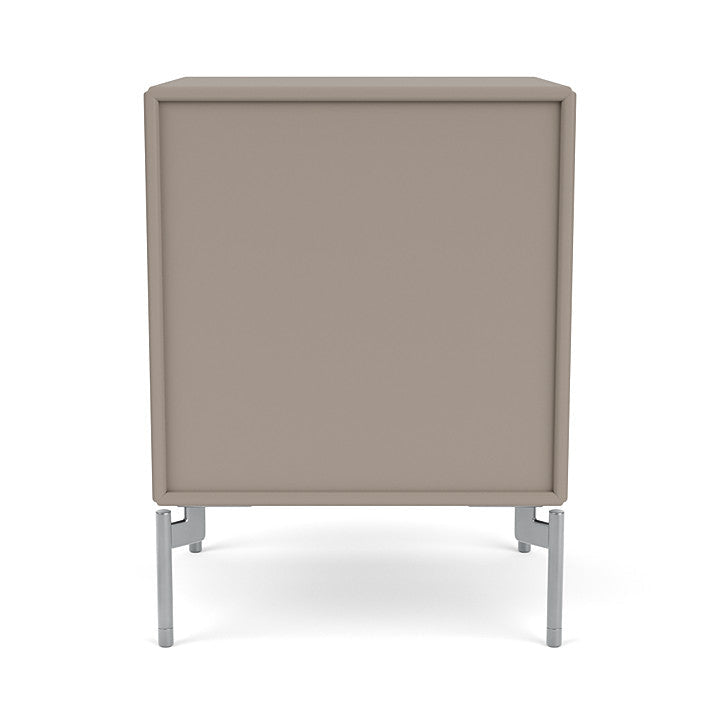 [product_category]-Montana Dream Nightstand With Legs, Truffle/Matt Chrome-Montana Furniture-5714322364881-000DREAM-141-01-MON-4