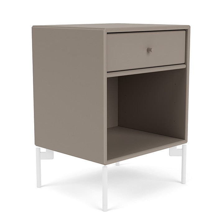 [product_category]-Montana Dream Nightstand With Legs, Truffle/Snow White-Montana Furniture-5714322380348-000DREAM-141-02-MON-3