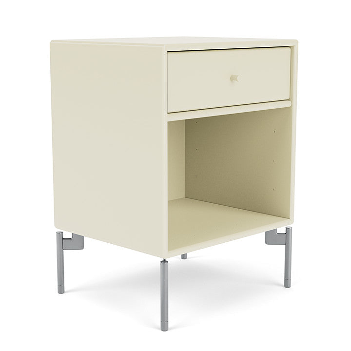 [product_category]-Montana Dream Nightstand With Legs, Vanilla/Matt Chrome-Montana Furniture-5714322205337-000DREAM-150-01-MON-3