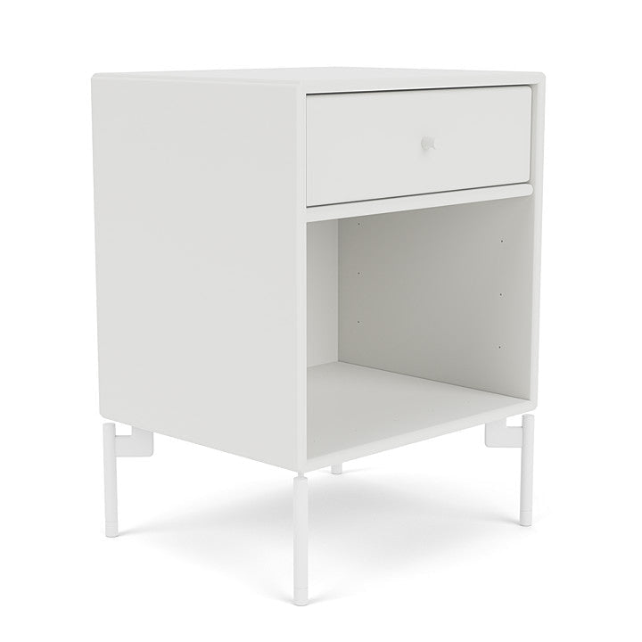 [product_category]-Montana Dream Nightstand With Legs, White/Snow White-Montana Furniture-5714322379793-000DREAM-01-02-MON-3