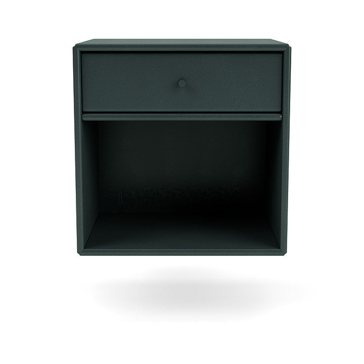 [product_category]-Montana Dream Nightstand With Suspension Rail, Black Jade-Montana Furniture-5714322381826-000DREAM-163-04-MON-2