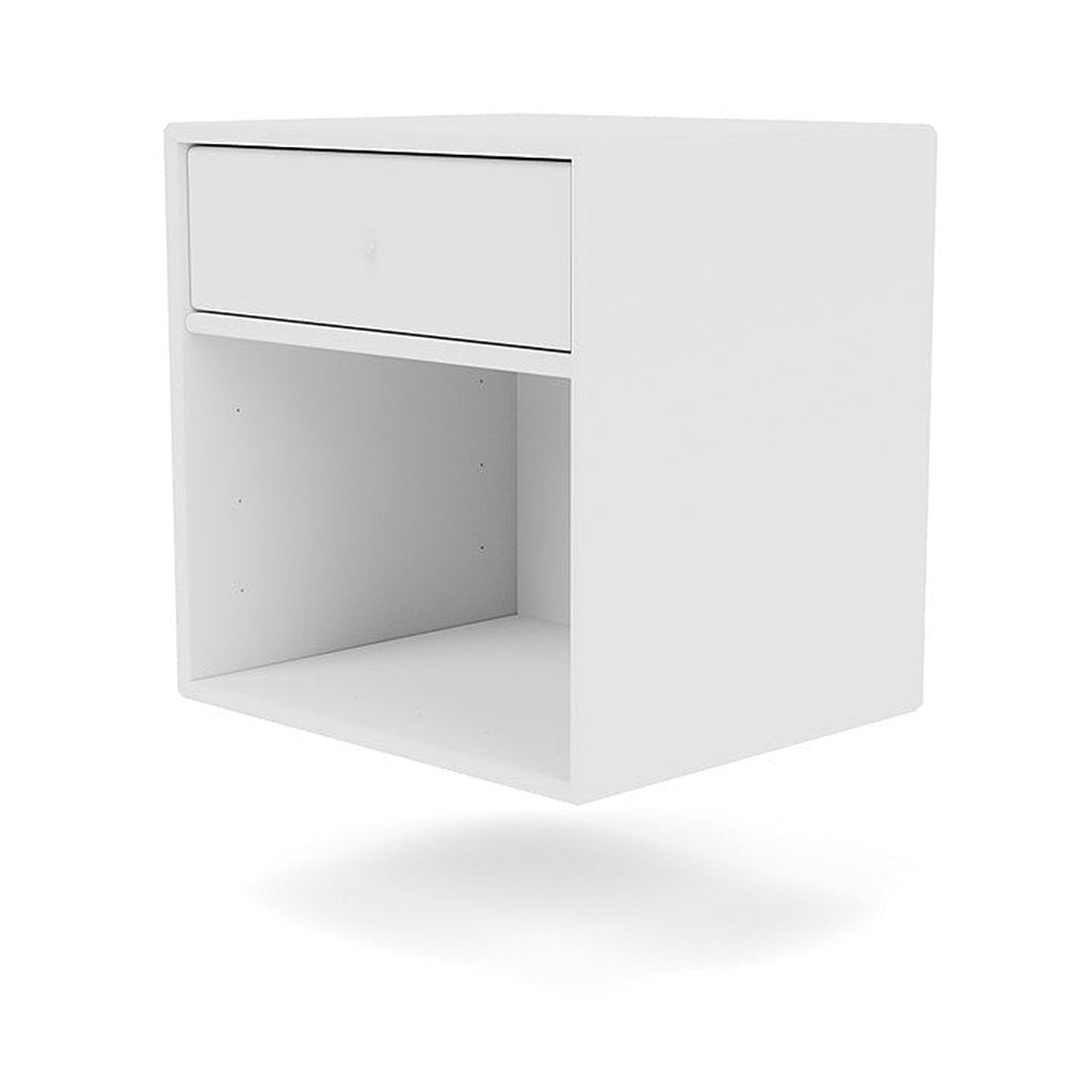 [product_category]-Montana Dream Nightstand With Suspension Rail, New White-Montana Furniture-5714322205139-000DREAM-101-04-MON-1