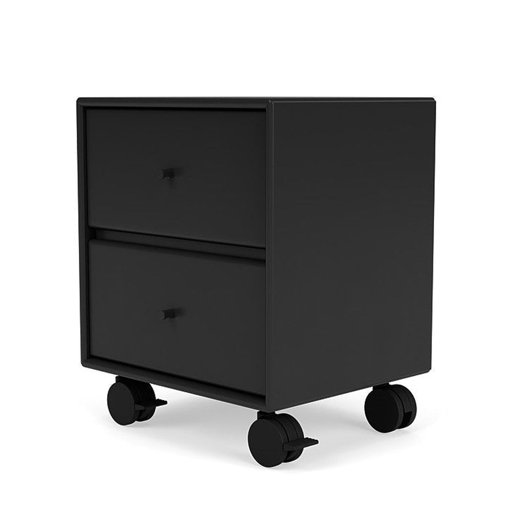 [product_category]-Montana Drift Drawer Module With Castors, Black-Montana Furniture-5714322382472-000DRIFT-05-05-MON-1