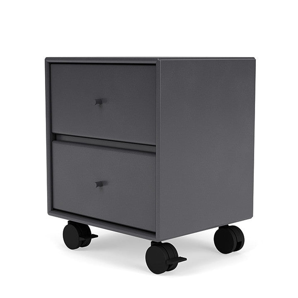 [product_category]-Montana Drift Drawer Module With Castors, Carbon Black-Montana Furniture-5714322384841-000DRIFT-36-05-MON-1