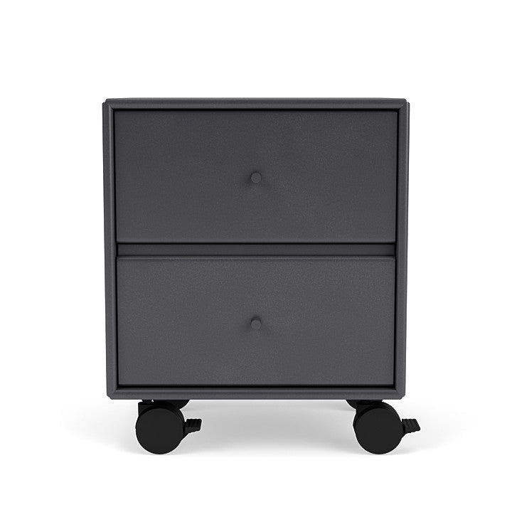 [product_category]-Montana Drift Drawer Module With Castors, Carbon Black-Montana Furniture-5714322384841-000DRIFT-36-05-MON-2