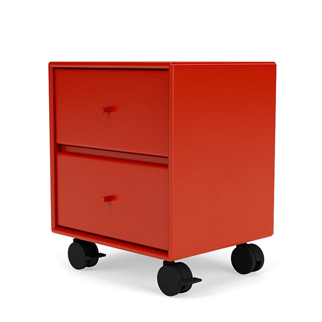 [product_category]-Montana Drift Drawer Module With Castors, Rosehip Red-Montana Furniture-5714322383264-000DRIFT-145-05-MON-1