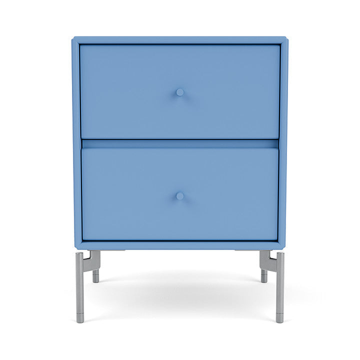[product_category]-Montana Drift Drawer Module With Legs, Azure Blue/Matt Chrome-Montana Furniture-5714322383776-000DRIFT-154-01-MON-2