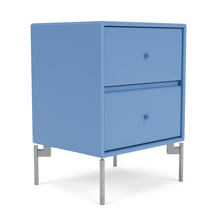 [product_category]-Montana Drift Drawer Module With Legs, Azure Blue/Matt Chrome-Montana Furniture-5714322383776-000DRIFT-154-01-MON-3