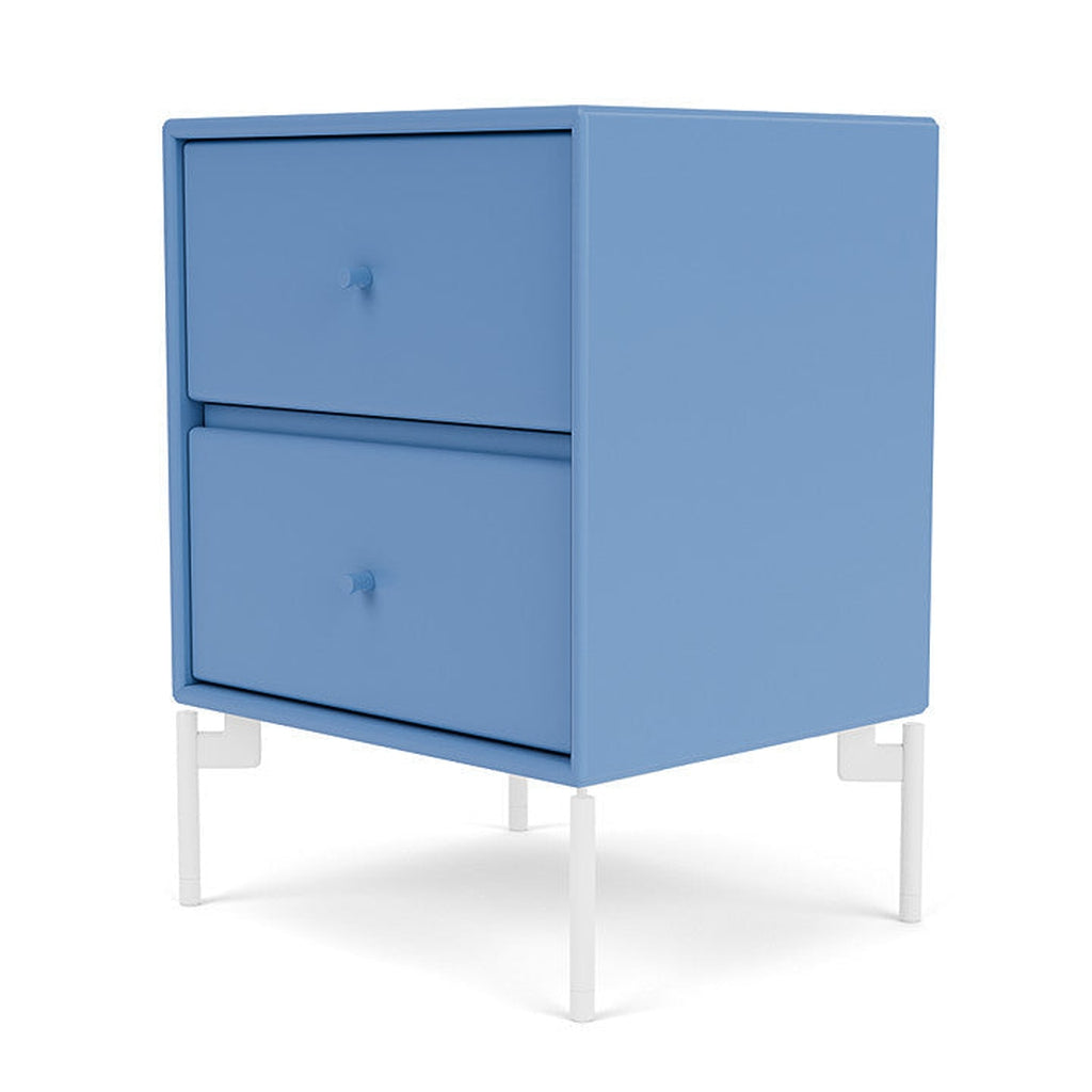[product_category]-Montana Drift Drawer Module With Legs, Azure Blue/Snow White-Montana Furniture-5714322383783-000DRIFT-154-02-MON-1