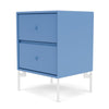 Modul zásuvky Montana s nohama, Azure Blue/Snow White