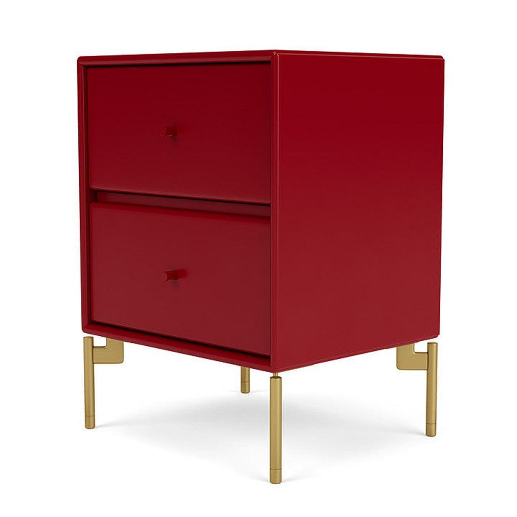 [product_category]-Montana Drift Drawer Module With Legs, Beetroot/Brass-Montana Furniture-5714322384711-000DRIFT-165-09-MON-1