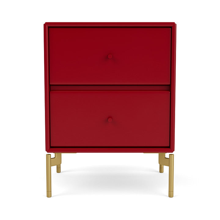 [product_category]-Montana Drift Drawer Module With Legs, Beetroot/Brass-Montana Furniture-5714322384711-000DRIFT-165-09-MON-2