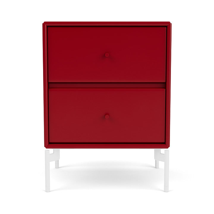 [product_category]-Montana Drift Drawer Module With Legs, Beetroot/Snow White-Montana Furniture-5714322384650-000DRIFT-165-02-MON-2