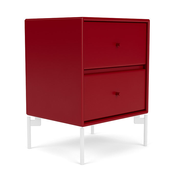 [product_category]-Montana Drift Drawer Module With Legs, Beetroot/Snow White-Montana Furniture-5714322384650-000DRIFT-165-02-MON-3
