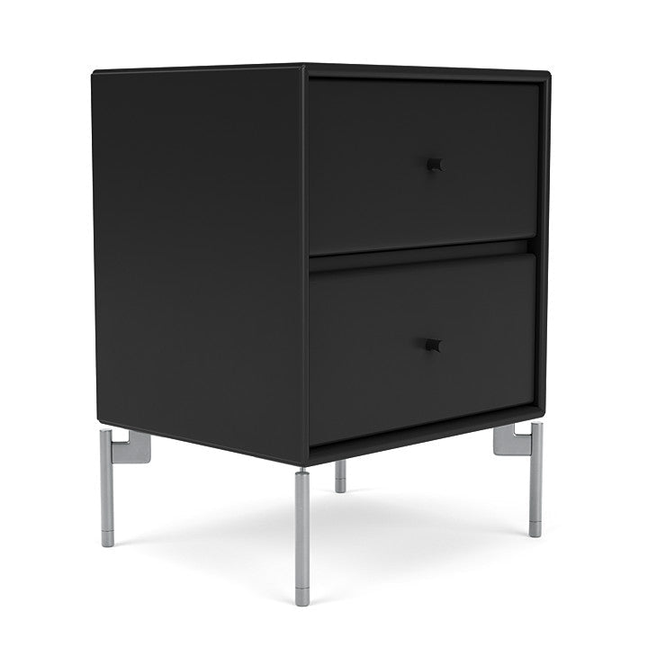 [product_category]-Montana Drift Drawer Module With Legs, Black/Matt Chrome-Montana Furniture-5714322382441-000DRIFT-05-01-MON-3