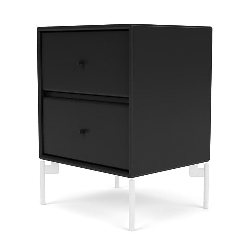 [product_category]-Montana Drift Drawer Module With Legs, Black/Snow White-Montana Furniture-5714322382458-000DRIFT-05-02-MON-1