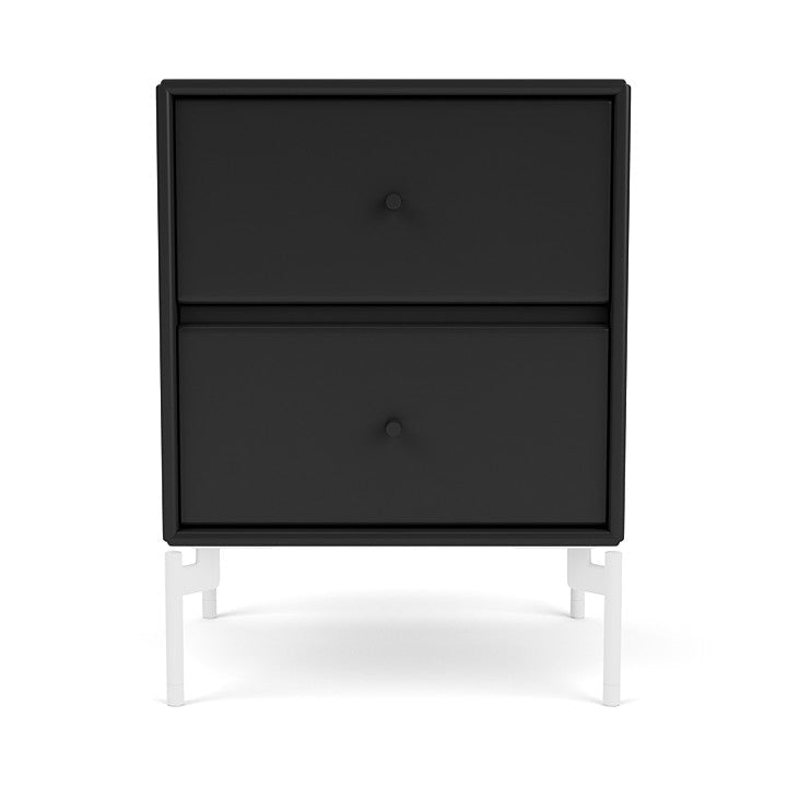 [product_category]-Montana Drift Drawer Module With Legs, Black/Snow White-Montana Furniture-5714322382458-000DRIFT-05-02-MON-2