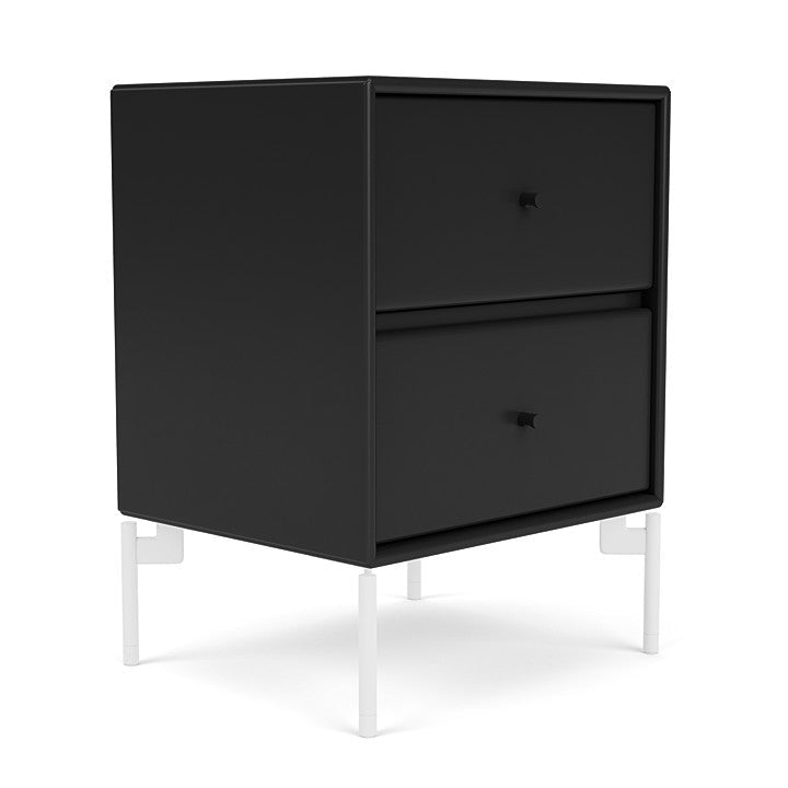 [product_category]-Montana Drift Drawer Module With Legs, Black/Snow White-Montana Furniture-5714322382458-000DRIFT-05-02-MON-3