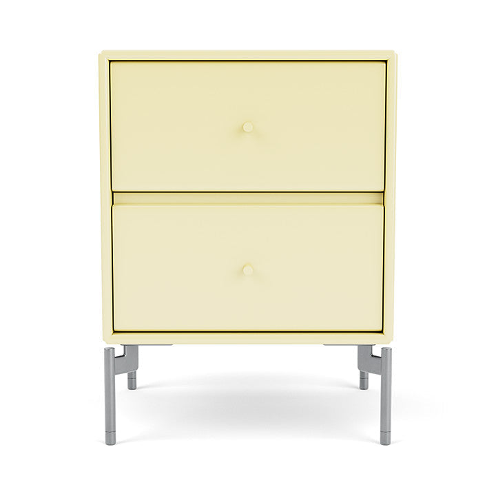 [product_category]-Montana Drift Drawer Module With Legs, Camomile/Matt Chrome-Montana Furniture-5714322384162-000DRIFT-159-01-MON-2