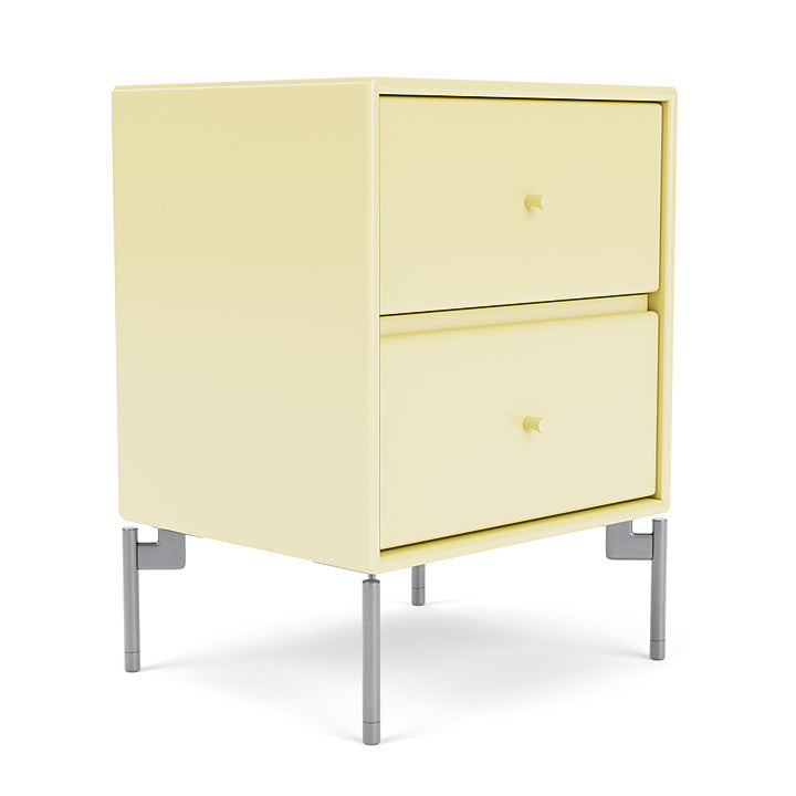 [product_category]-Montana Drift Drawer Module With Legs, Camomile/Matt Chrome-Montana Furniture-5714322384162-000DRIFT-159-01-MON-3