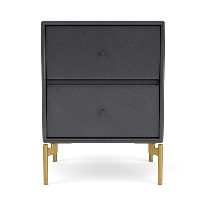 [product_category]-Montana Drift Drawer Module With Legs, Carbon Black/Brass-Montana Furniture-5714322384872-000DRIFT-36-09-MON-2