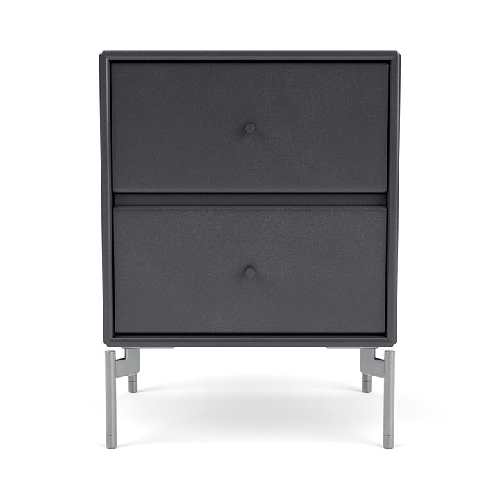 [product_category]-Montana Drift Drawer Module With Legs, Carbon Black/Matt Chrome-Montana Furniture-5714322384803-000DRIFT-36-01-MON-2