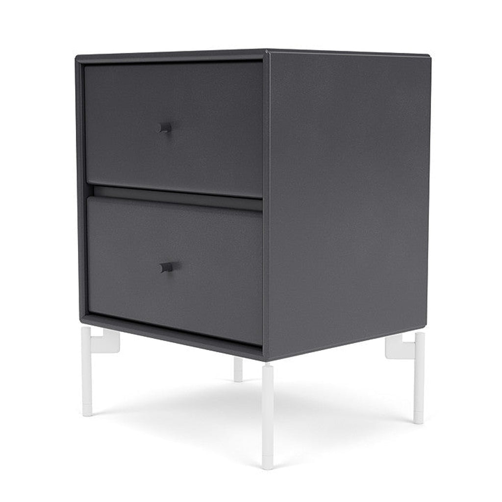 [product_category]-Montana Drift Drawer Module With Legs, Carbon Black/Snow White-Montana Furniture-5714322384810-000DRIFT-36-02-MON-1