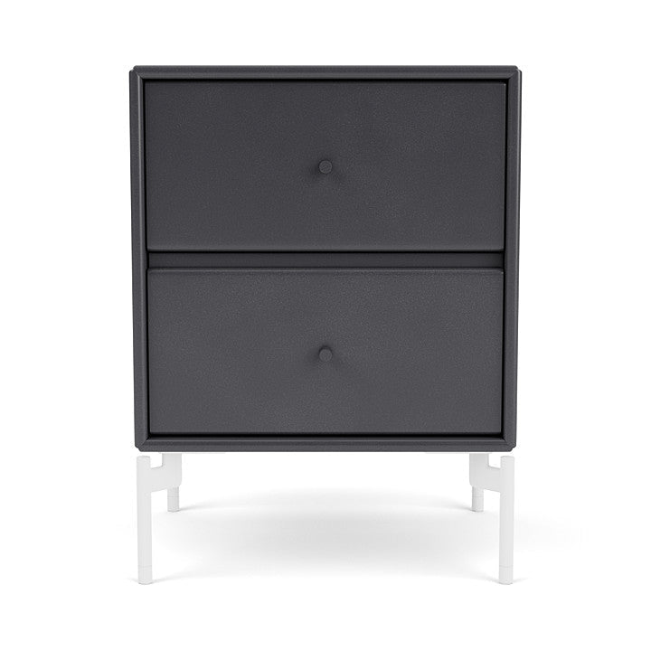 [product_category]-Montana Drift Drawer Module With Legs, Carbon Black/Snow White-Montana Furniture-5714322384810-000DRIFT-36-02-MON-2