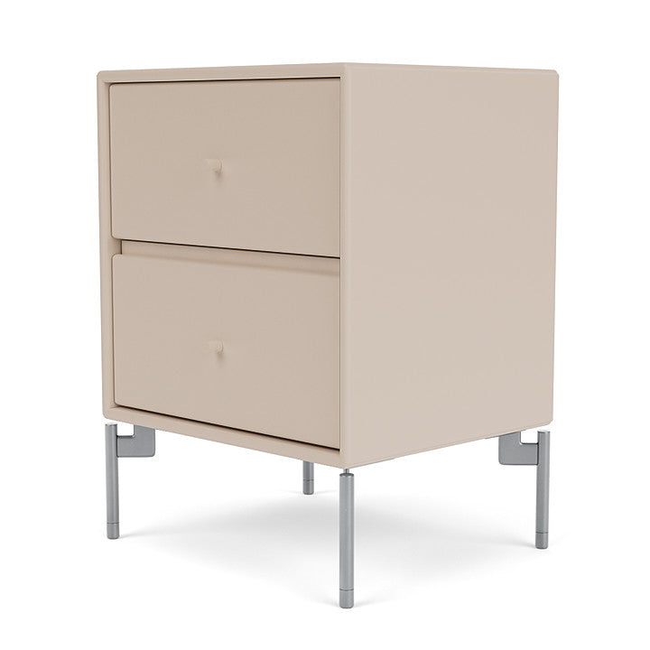[product_category]-Montana Drift Drawer Module With Legs, Clay/Matt Chrome-Montana Furniture-5715288346102-000DRIFT-168-01-MON-1