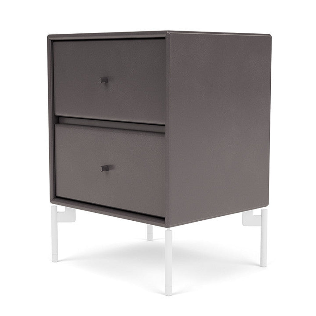[product_category]-Montana Drift Drawer Module With Legs, Coffee/Snow White-Montana Furniture-5714322384735-000DRIFT-35-02-MON-1
