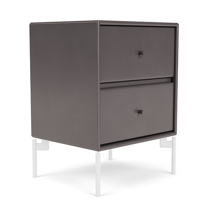 [product_category]-Montana Drift Drawer Module With Legs, Coffee/Snow White-Montana Furniture-5714322384735-000DRIFT-35-02-MON-3