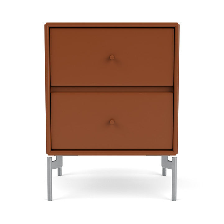 [product_category]-Montana Drift Drawer Module With Legs, Hazelnut/Matt Chrome-Montana Furniture-5714322383301-000DRIFT-146-01-MON-2