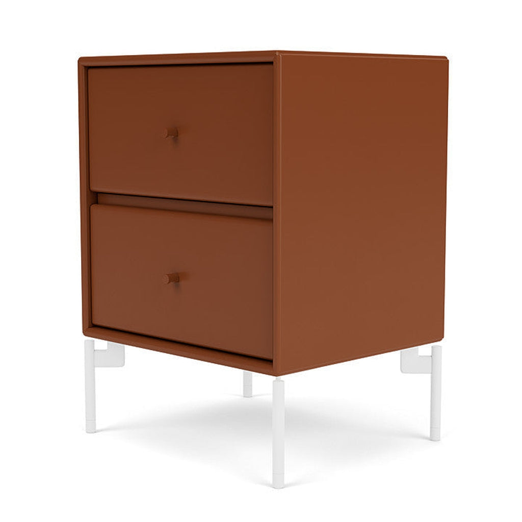 [product_category]-Montana Drift Drawer Module With Legs, Hazelnut/Snow White-Montana Furniture-5714322383318-000DRIFT-146-02-MON-1