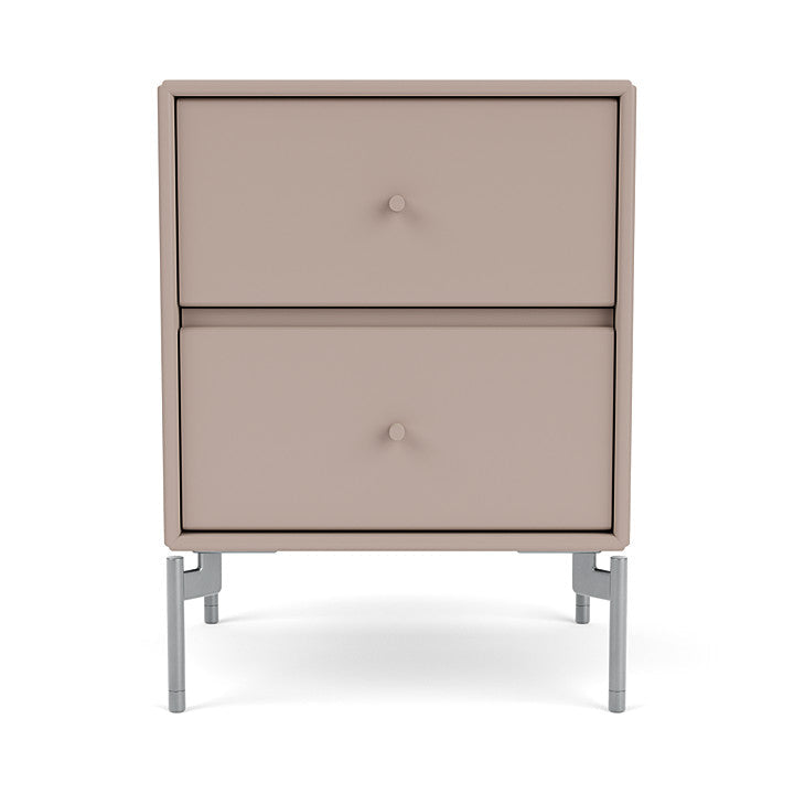 [product_category]-Montana Drift Drawer Module With Legs, Mushroom Brown/Matt Chrome-Montana Furniture-5714322205733-000DRIFT-137-01-MON-2