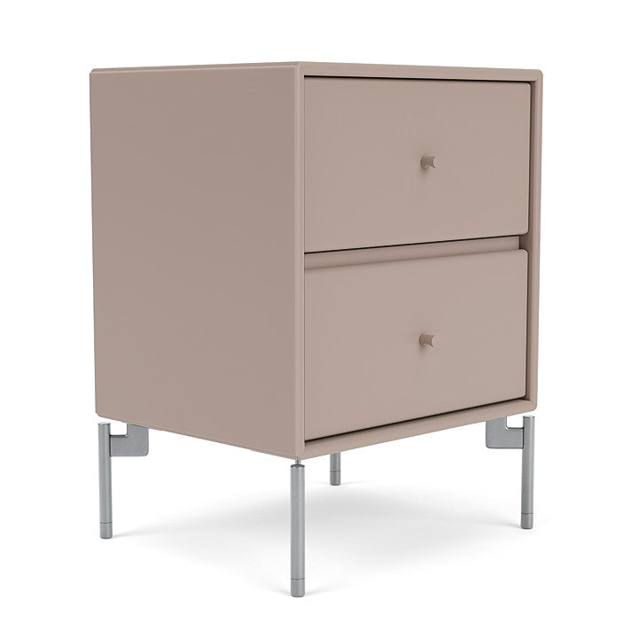 [product_category]-Montana Drift Drawer Module With Legs, Mushroom Brown/Matt Chrome-Montana Furniture-5714322205733-000DRIFT-137-01-MON-3