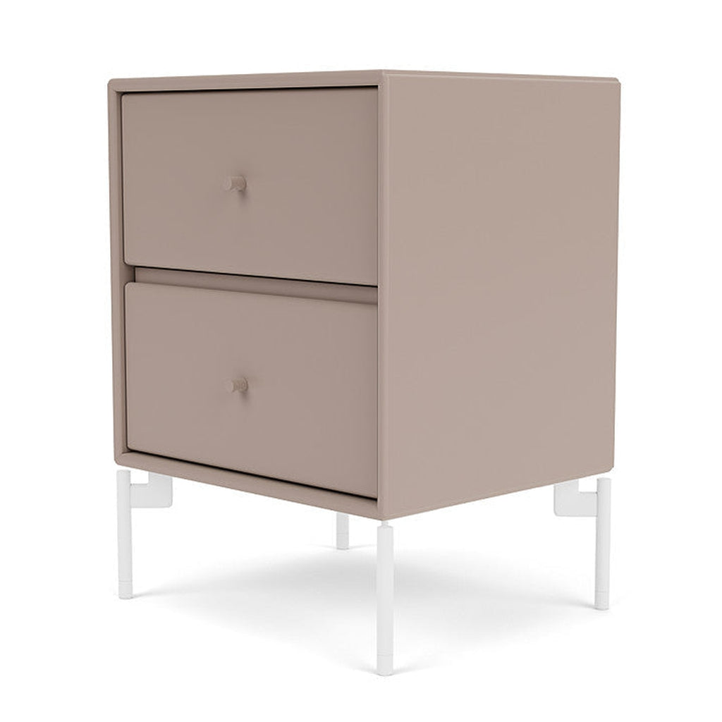 [product_category]-Montana Drift Drawer Module With Legs, Mushroom Brown/Snow White-Montana Furniture-5714322205740-000DRIFT-137-02-MON-1