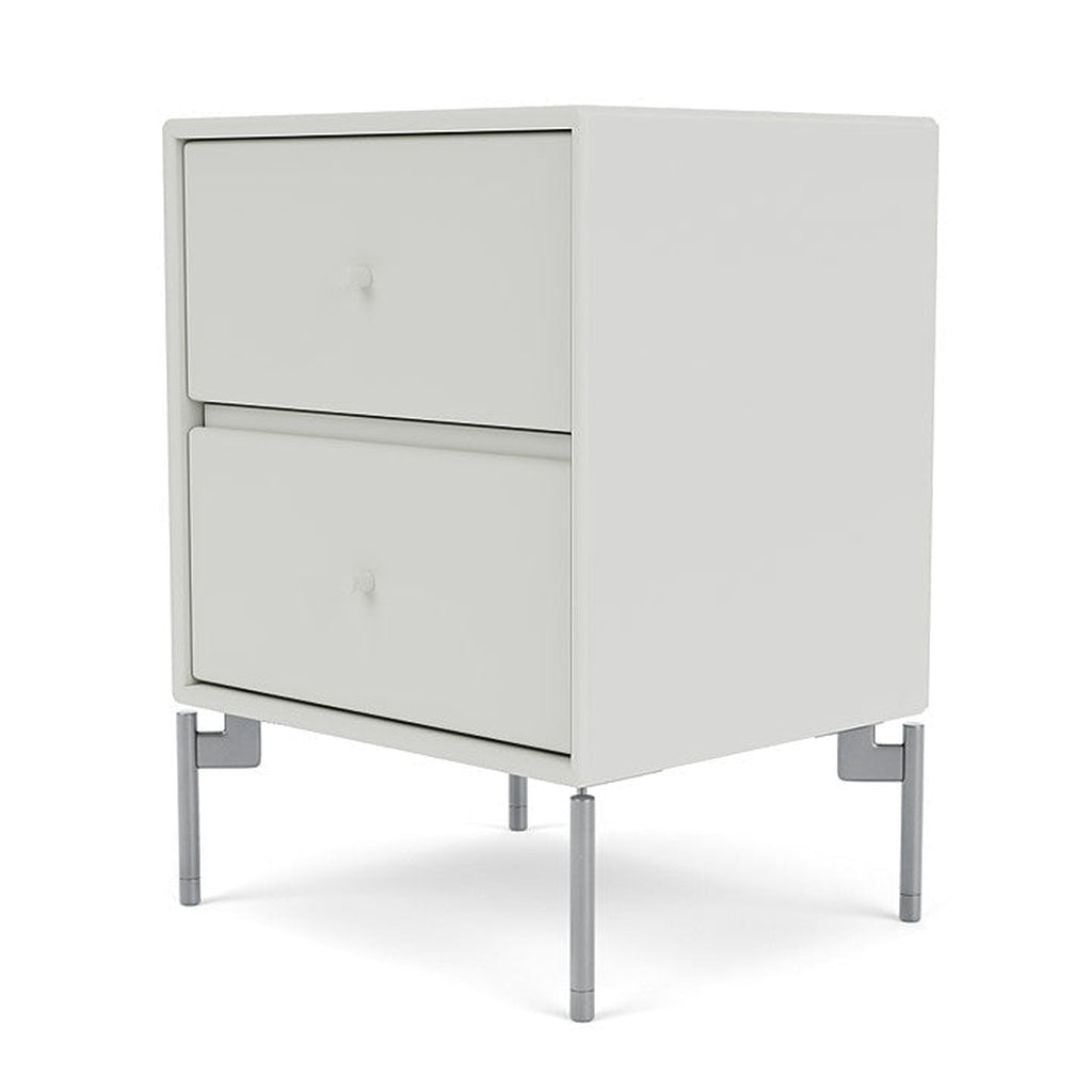 [product_category]-Montana Drift Drawer Module With Legs, Nordic/Matt Chrome-Montana Furniture-5714322205498-000DRIFT-09-01-MON-1
