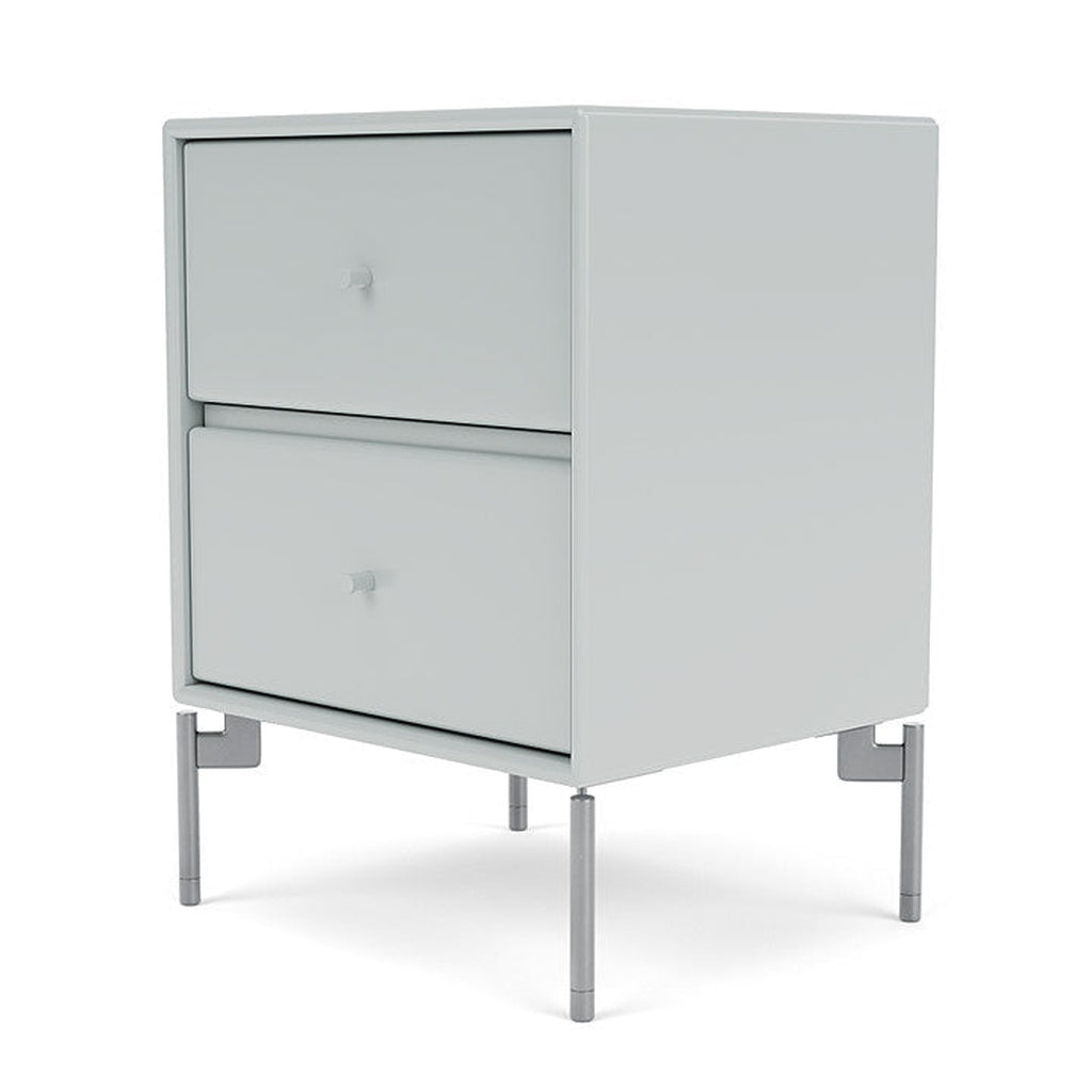 [product_category]-Montana Drift Drawer Module With Legs, Oyster/Matt Chrome-Montana Furniture-5714322383929-000DRIFT-156-01-MON-1