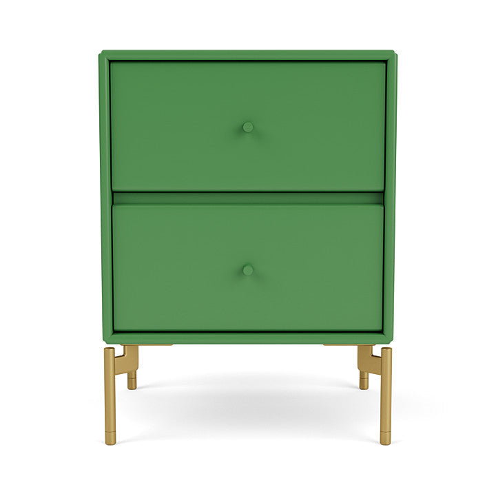 [product_category]-Montana Drift Drawer Module With Legs, Parsley/Brass-Montana Furniture-5714322383769-000DRIFT-152-09-MON-2