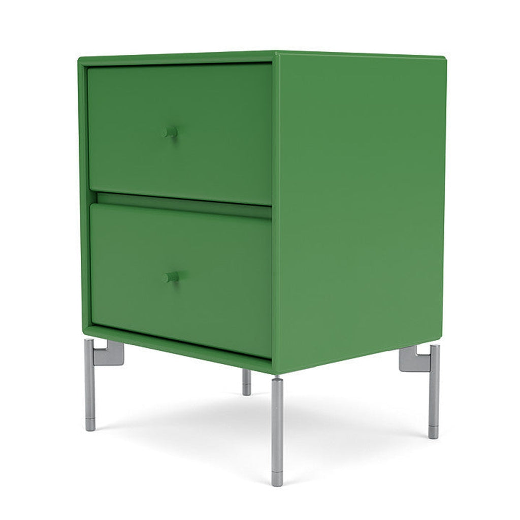 [product_category]-Montana Drift Drawer Module With Legs, Parsley/Matt Chrome-Montana Furniture-5714322383691-000DRIFT-152-01-MON-1