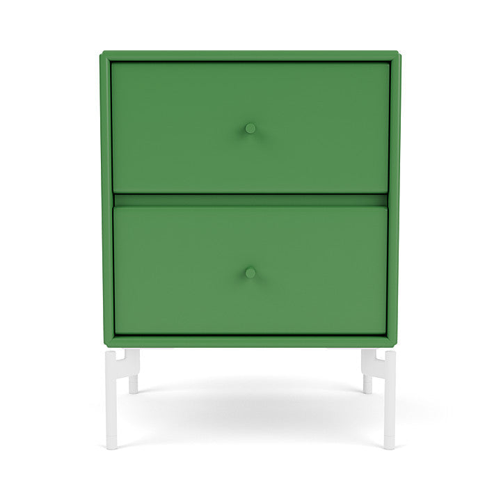 [product_category]-Montana Drift Drawer Module With Legs, Parsley/Snow White-Montana Furniture-5714322383707-000DRIFT-152-02-MON-2