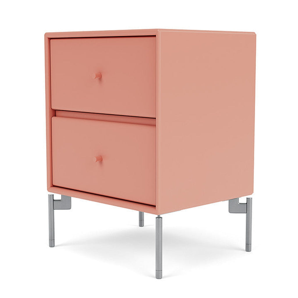 [product_category]-Montana Drift Drawer Module With Legs, Rhubarb/Matt Chrome-Montana Furniture-5714322383615-000DRIFT-151-01-MON-1