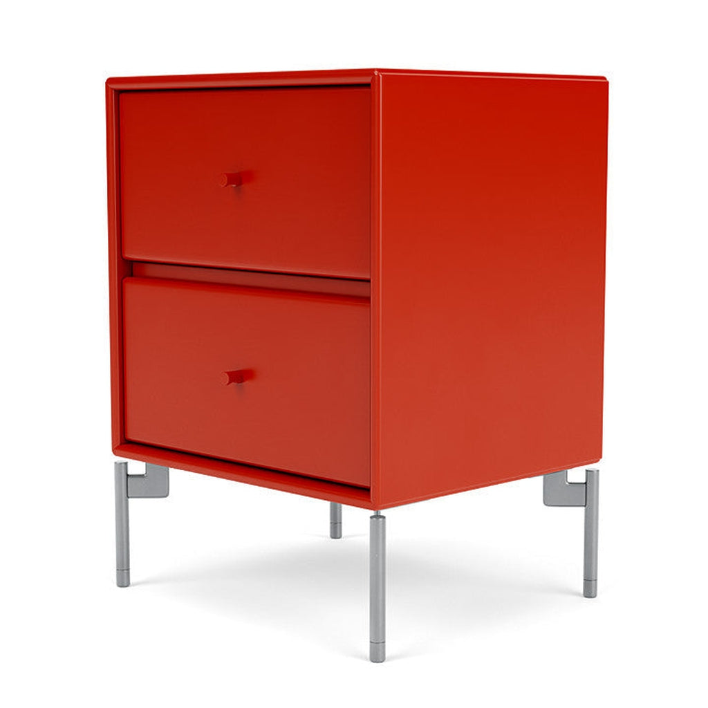 [product_category]-Montana Drift Drawer Module With Legs, Rosehip/Matt Chrome-Montana Furniture-5714322383226-000DRIFT-145-01-MON-1