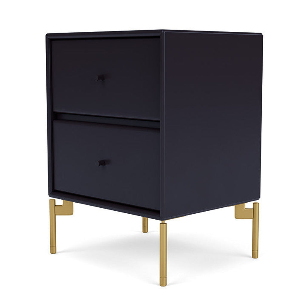 [product_category]-Montana Drift Drawer Module With Legs, Shadow/Brass-Montana Furniture-5714322383448-000DRIFT-147-09-MON-1